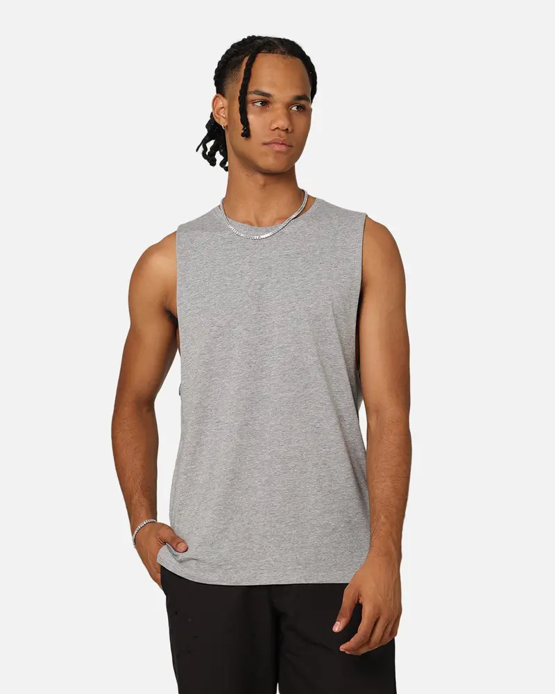 As Colour Barnard Goat Crew Muscle T-Shirt Grey 1