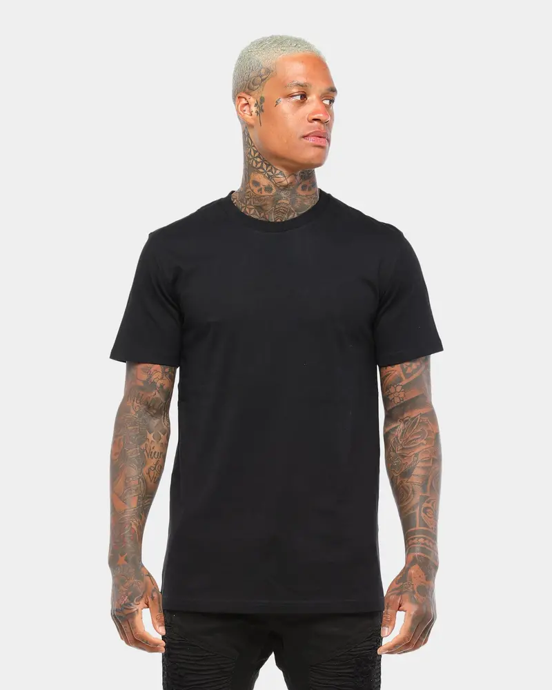 As Colour Plain Staple T-Shirt Black 1