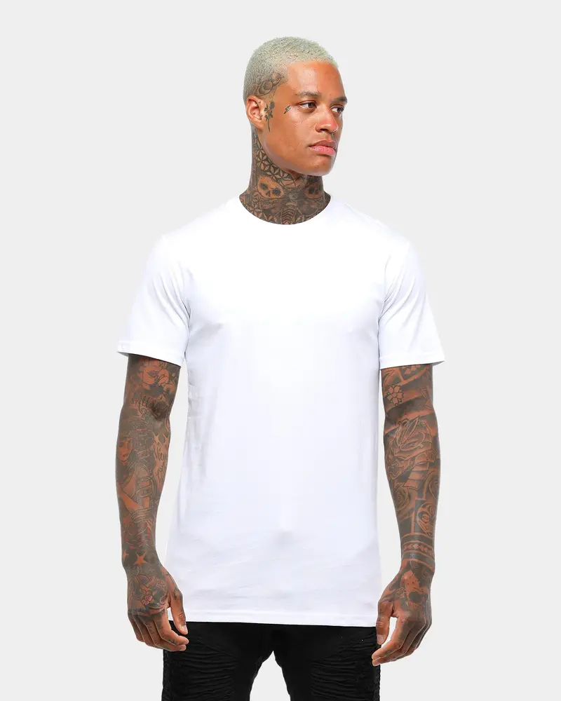 As Colour Plain Staple T-Shirt White 1