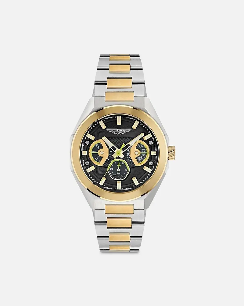 Aston Martin Tks Two Tone Bracelet Watch Black 1