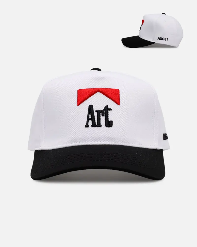 Aug11 Art Snapback White/Black 1