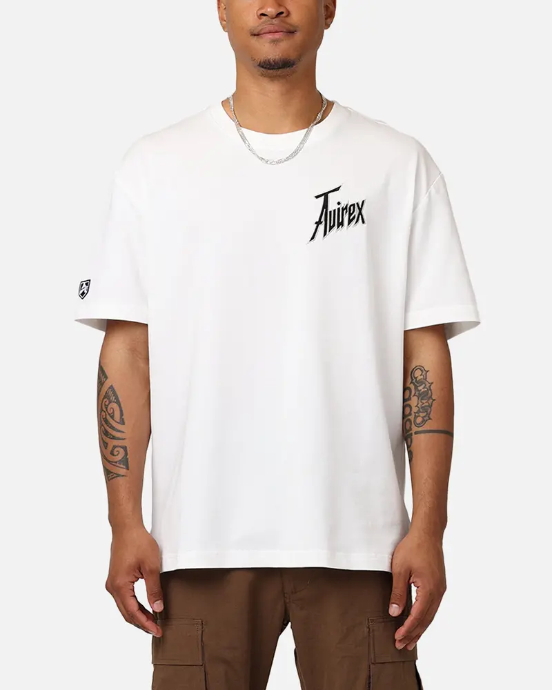 Avirex Dragon T-Shirt Snow White 1