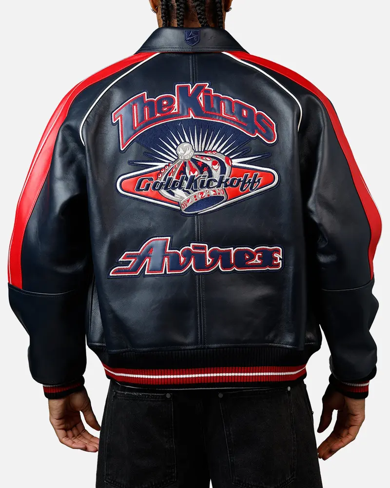 Avirex The Kings Jacket Navy/Red 1