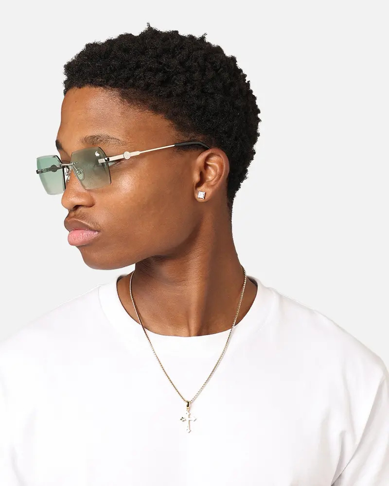 Belvoir & Co Kennedy Sunglasses Green/Silver 1