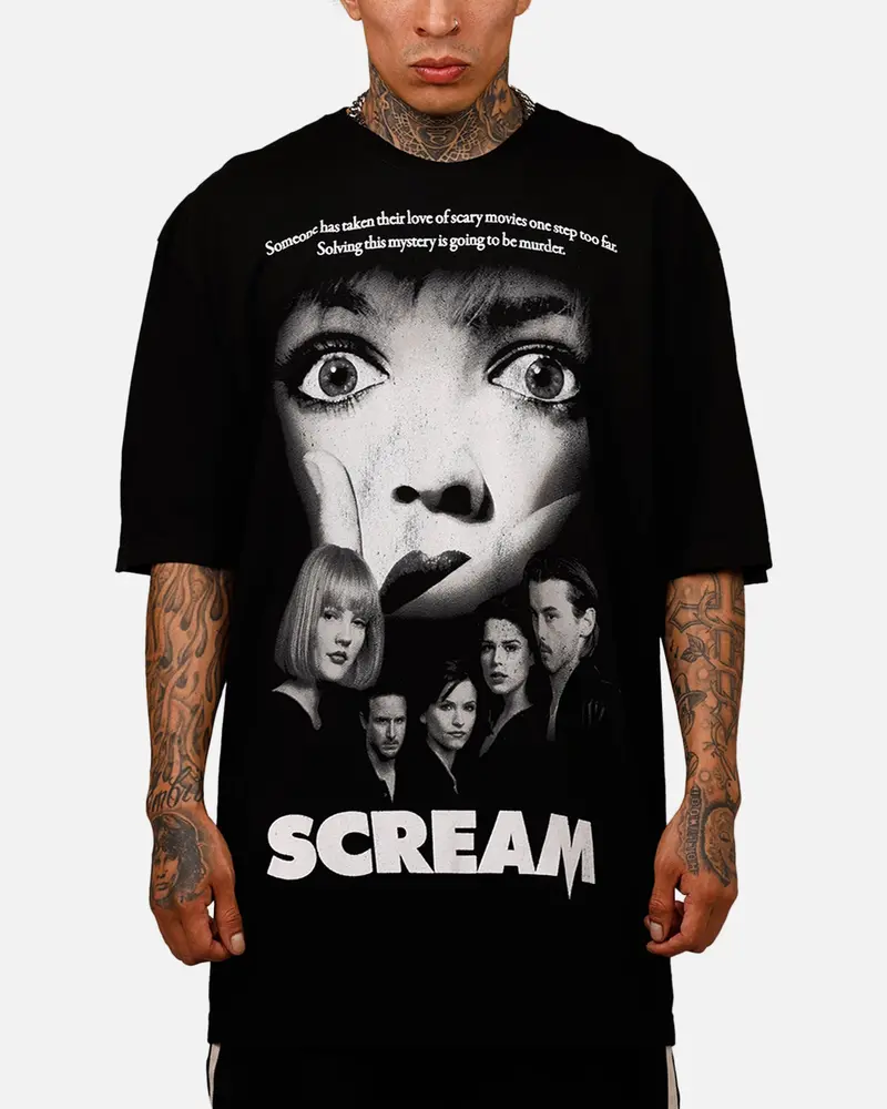Bioworld Vintage Scream T-Shirt Washed Black 1