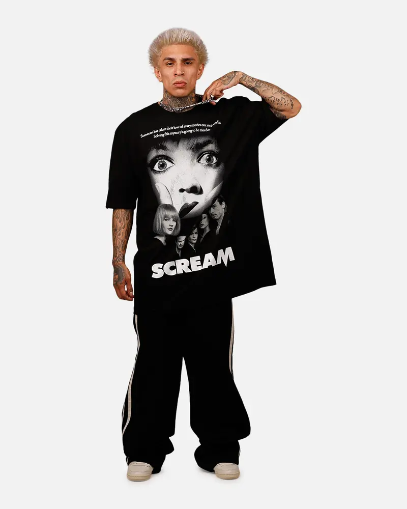 Bioworld Vintage Scream T-Shirt Washed Black 3