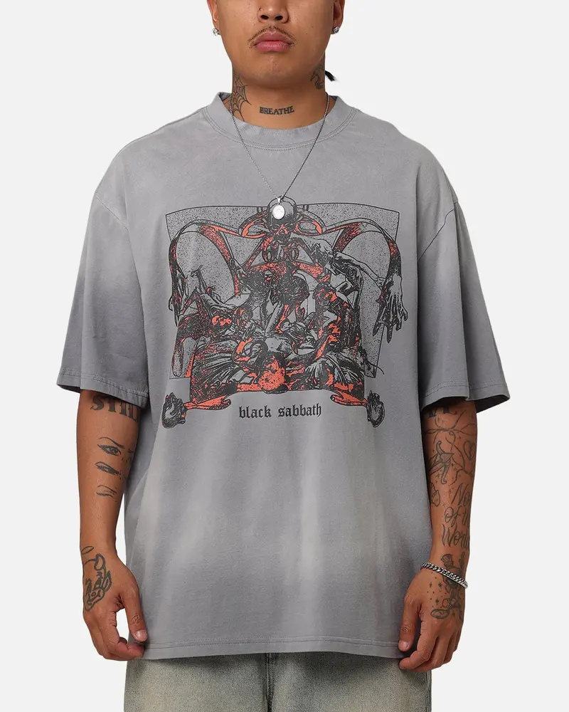 Black Sabbath Bloody Sabbath T-Shirt Washed Grey 1