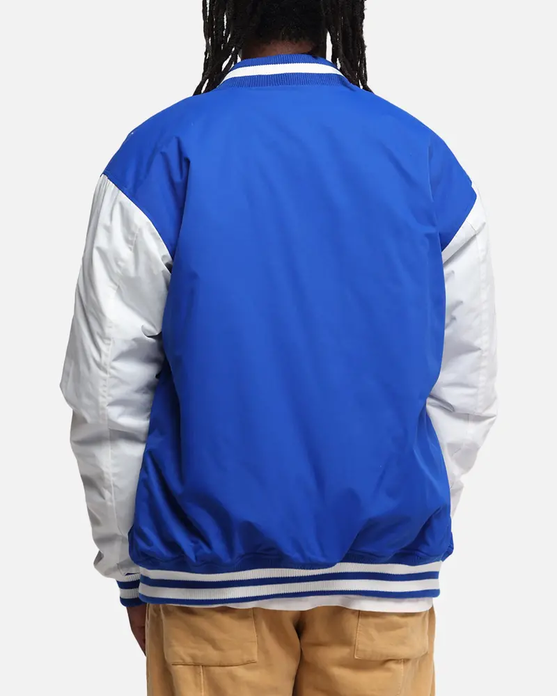 Bleacher Athletic Canterbury-Bankstown Bulldogs Nrl 1908 Baseball Varsity Jacket Official Team Colour 3