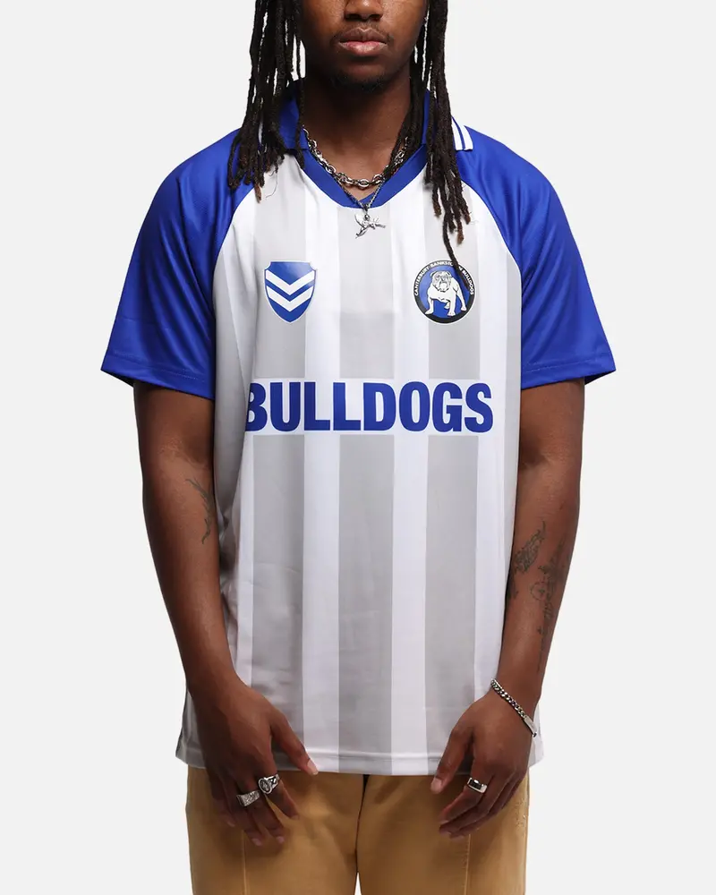 Bleacher Athletic Canterbury-Bankstown Bulldogs Nrl 1908 Collared T-Shirt Official Team Colour 1