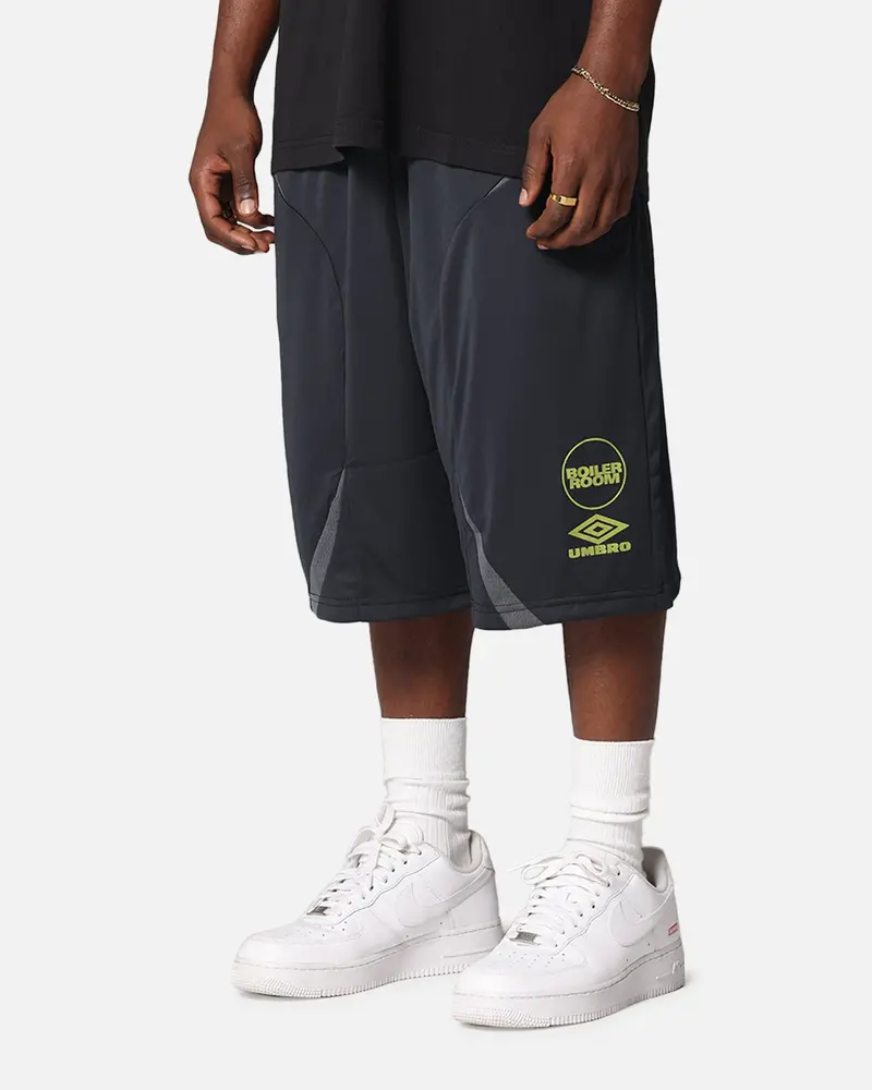 Boiler Room X Umbro Football Shorts Black 1