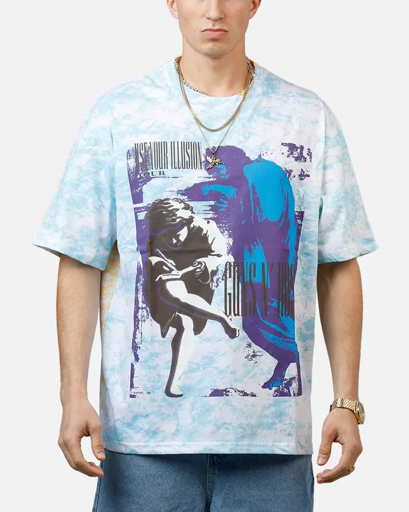 Bravado Guns N Roses Aop T-Shirt White Multi 1