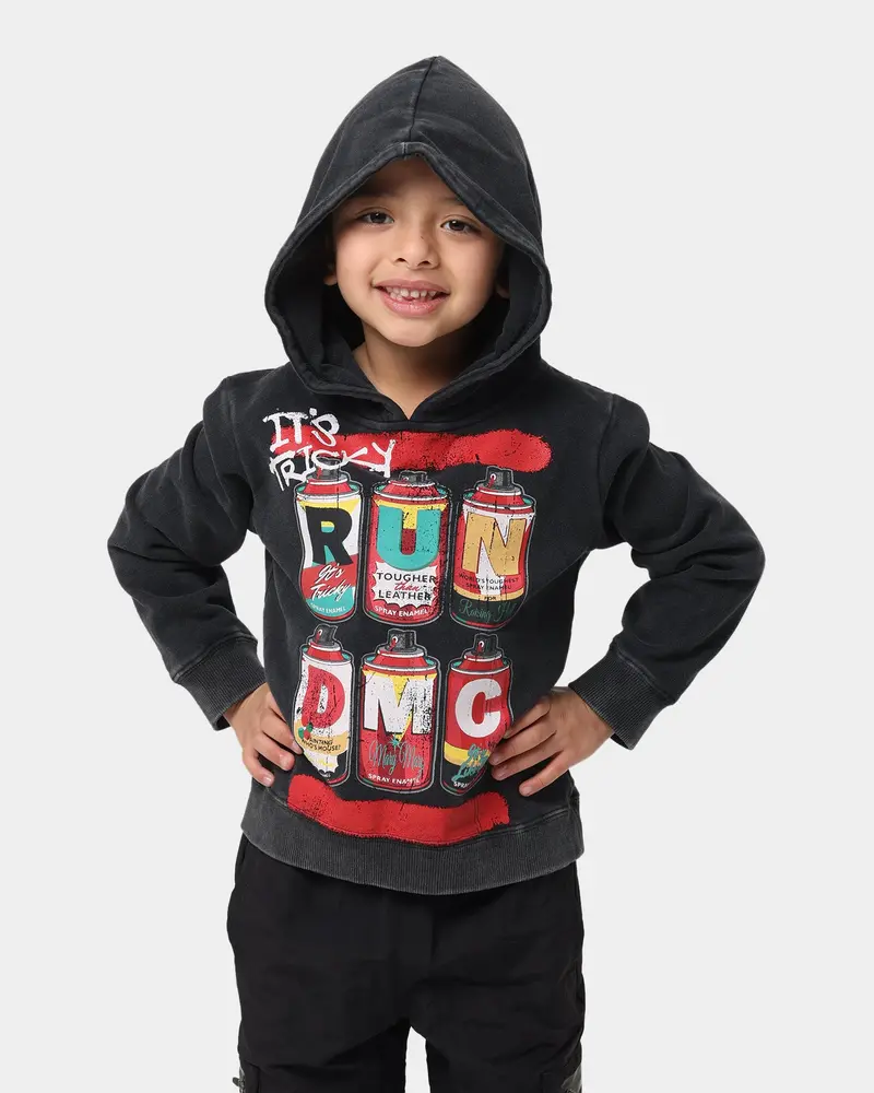 Bravado Kids' It's Tricky Run Dmc Hoodie Black 1