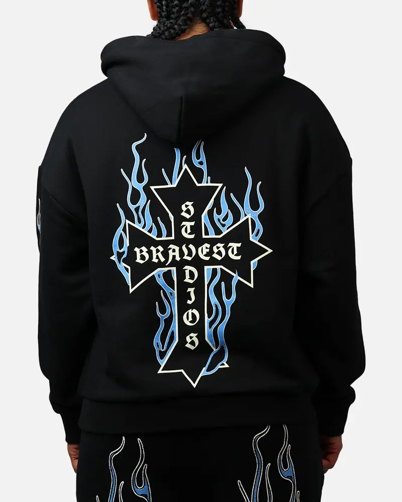 Bravest Eternal Hoodie Black/Blue 1