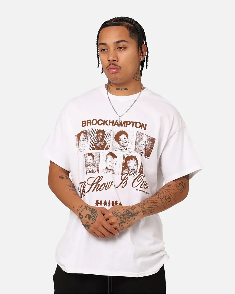 Brockhampton The Show Is Over T-Shirt White 1