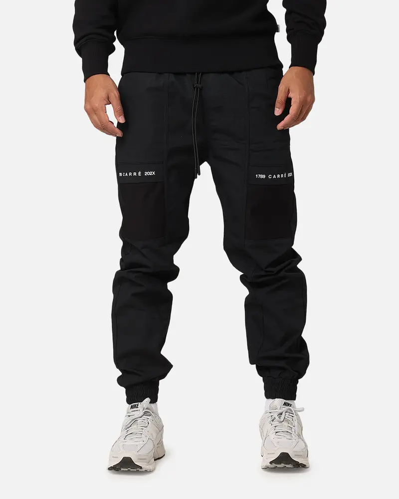 Carré 202X Cargo Jogger Pants Black 1