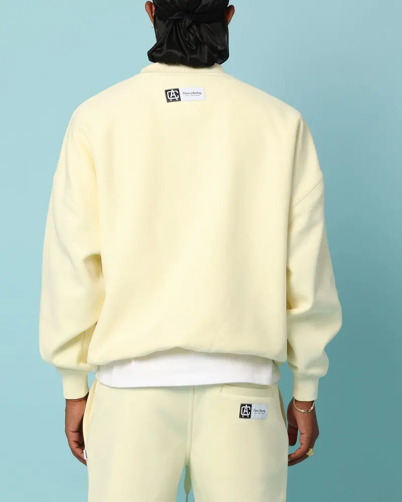 Carré Academy Oversized Crewneck Yellow 3