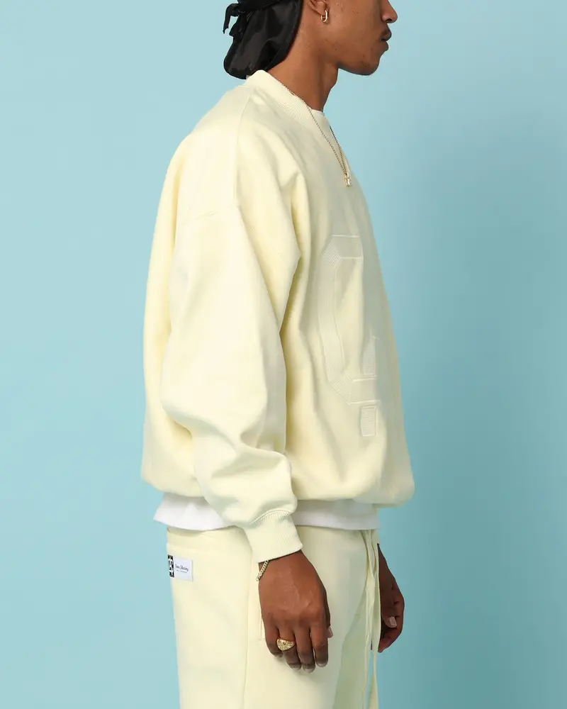 Carré Academy Oversized Crewneck Yellow 4