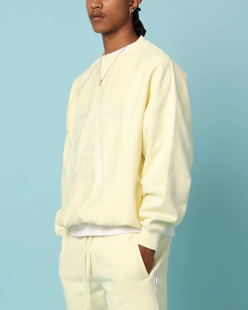 Carré Academy Oversized Crewneck Yellow 5