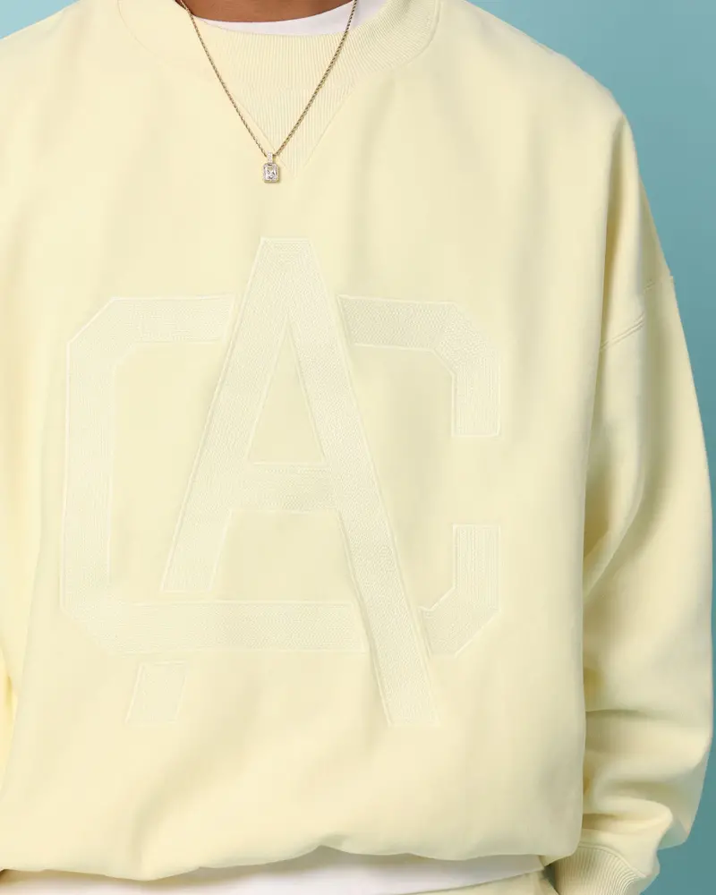 Carré Academy Oversized Crewneck Yellow 6