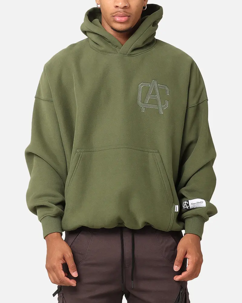 Carre Academy V2 Oversized Hoodie Forest Green 1