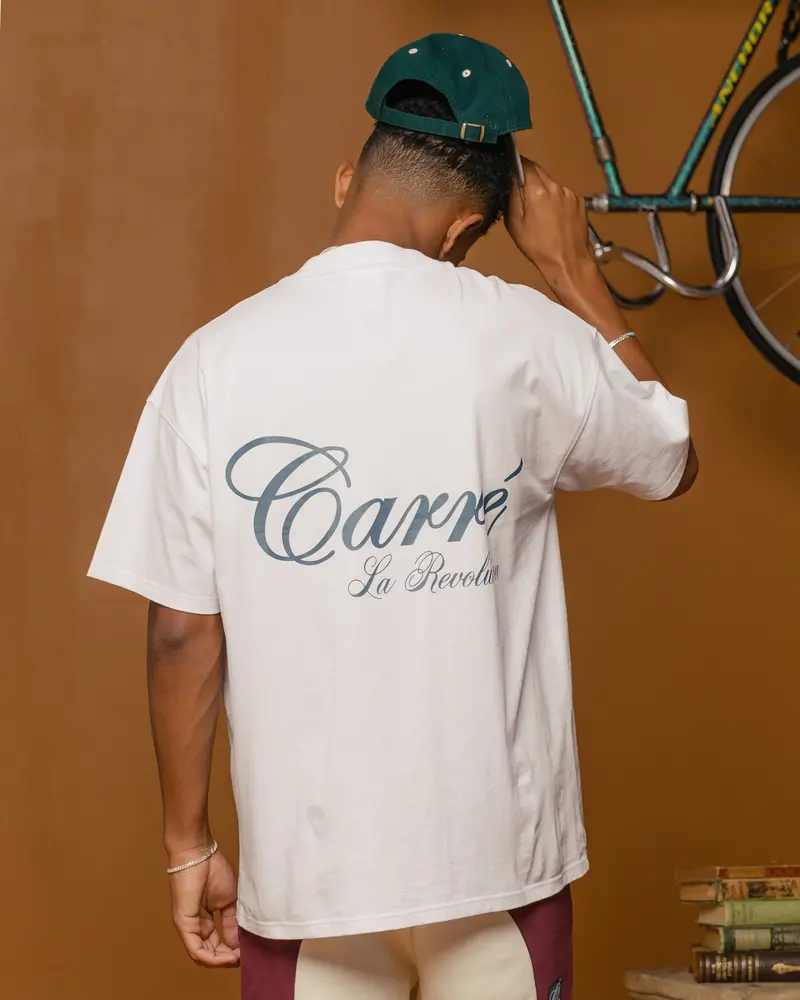 Carre Avant Oversized Short Sleeve T-Shirt White 1