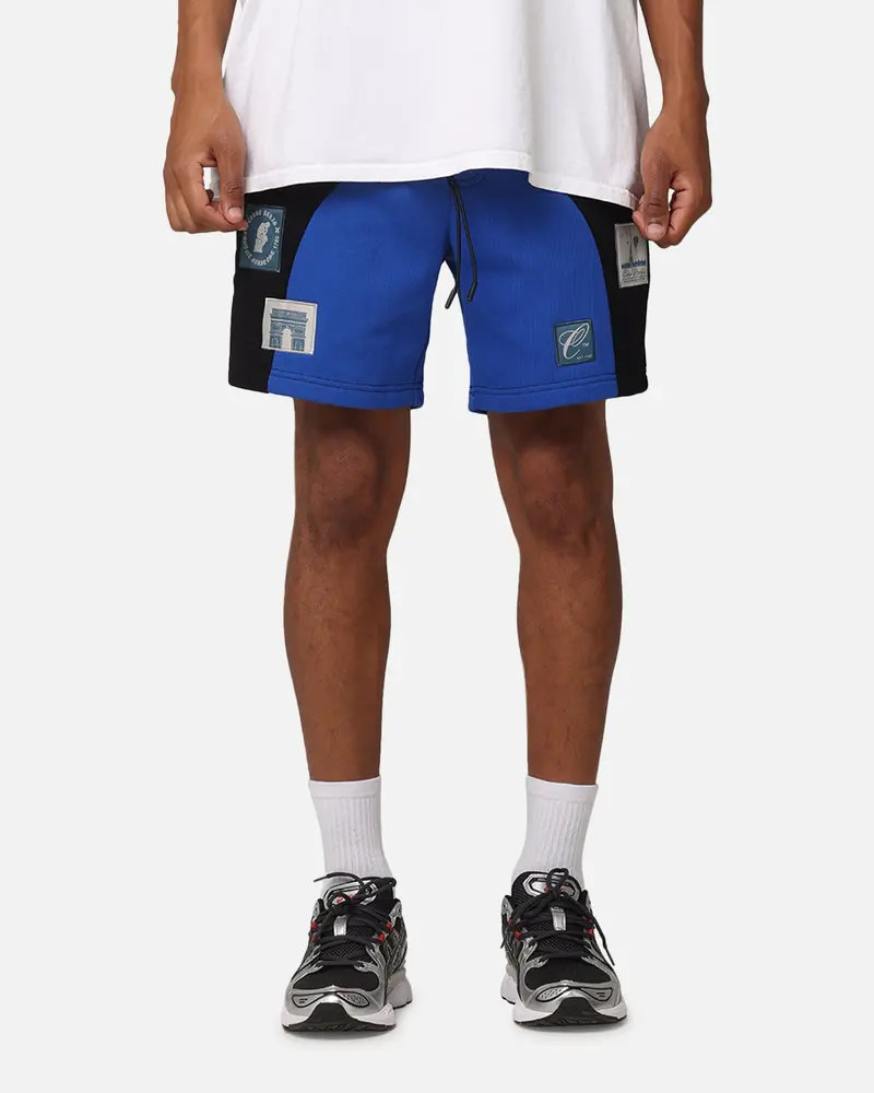 Carre Avant Panel Shorts Black/Royal 1