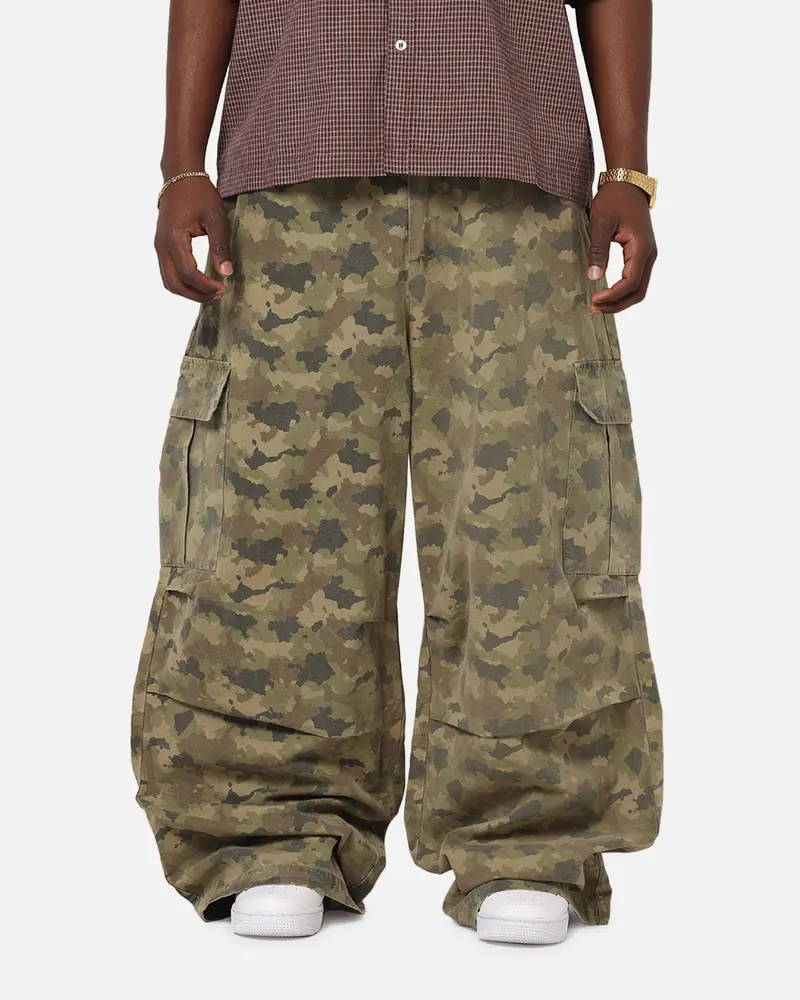 Carre Baggy Cargo Pants Camo 1