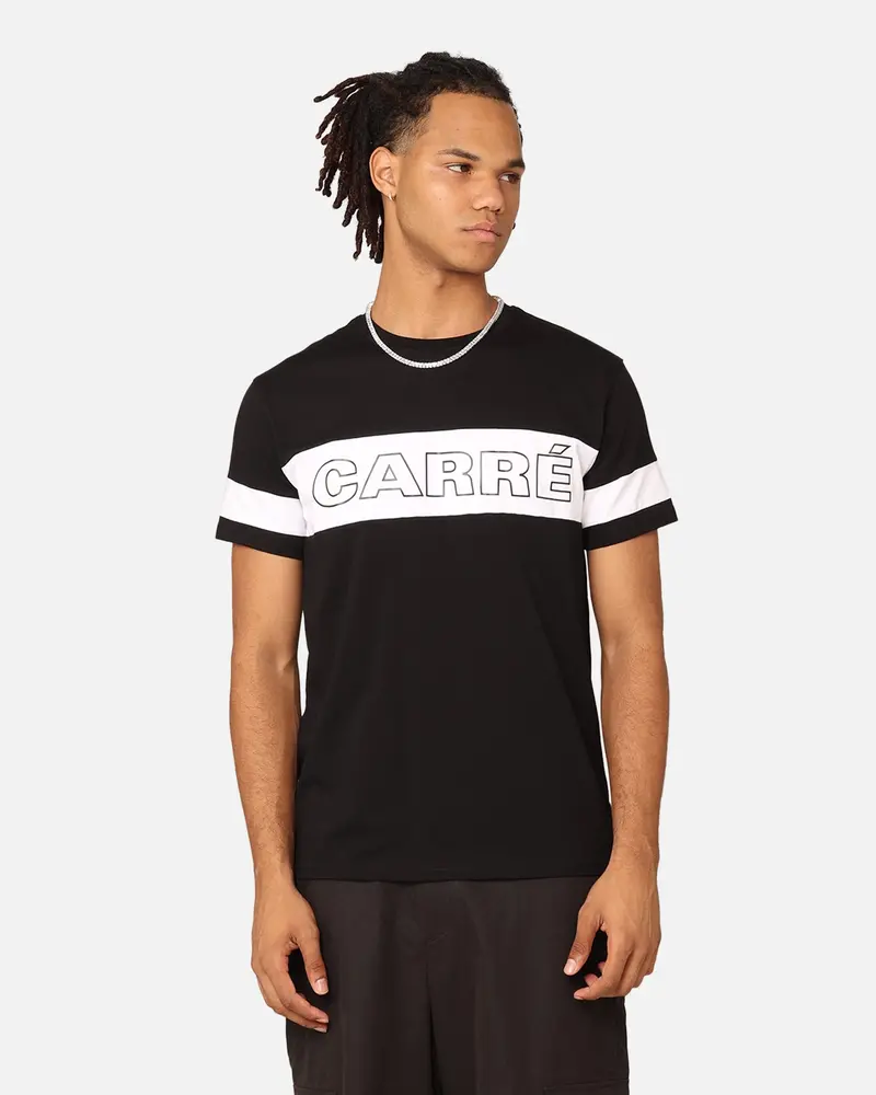 Carre Bars T-Shirt Black/White 1