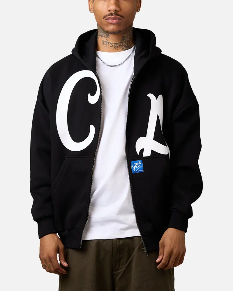 Carre Bigs Full Zip Hoodie Black 1