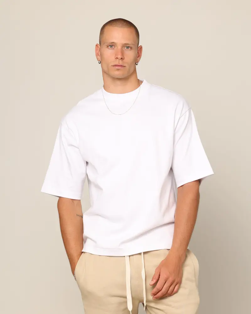 Carré Blanc Boxy T-Shirt White 1