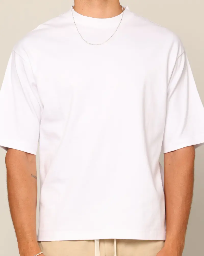 Carré Blanc Boxy T-Shirt White 3
