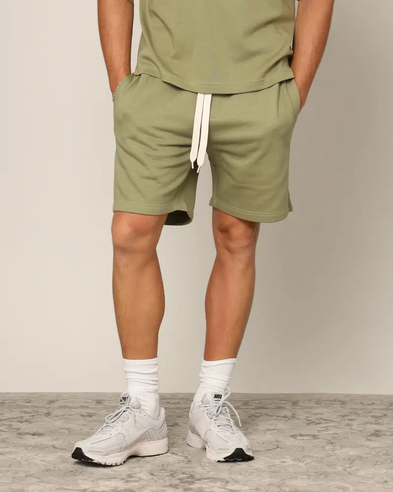 Carré Blanc Classic Sweat Shorts Military 1