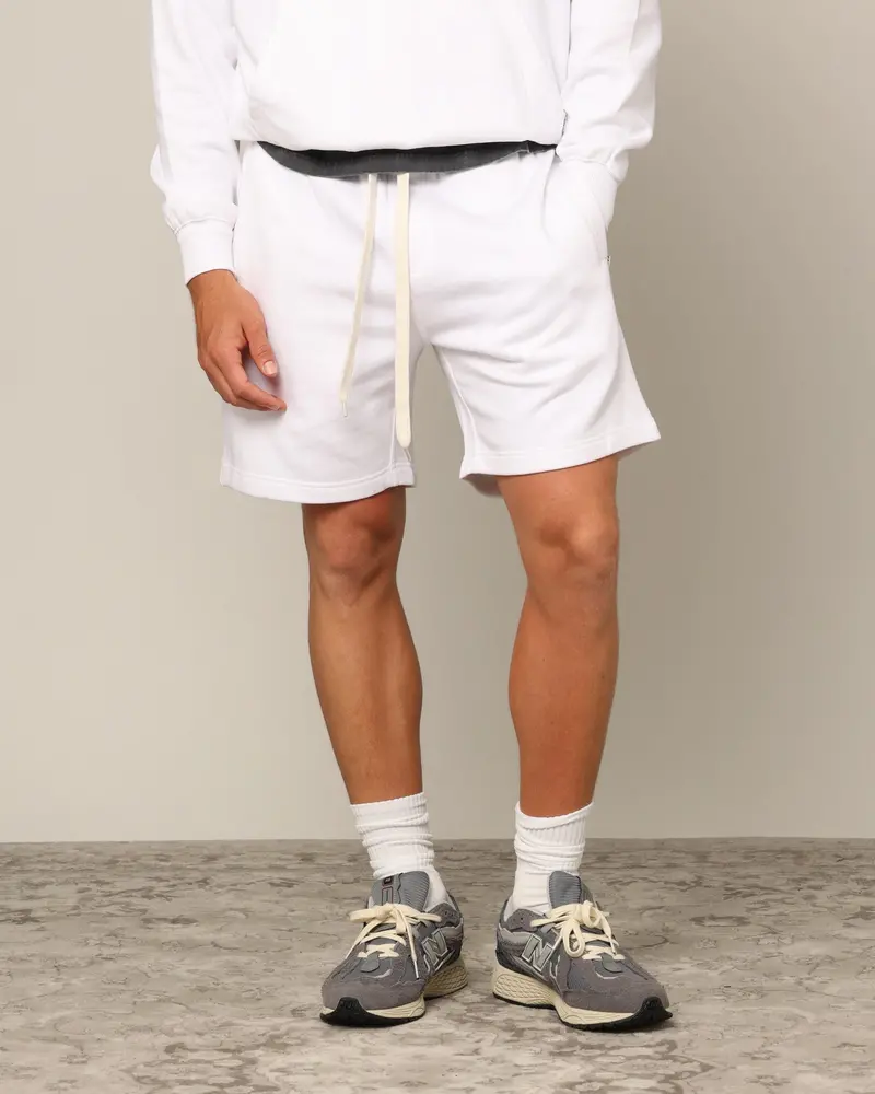 Carré Blanc Classic Sweat Shorts White 1
