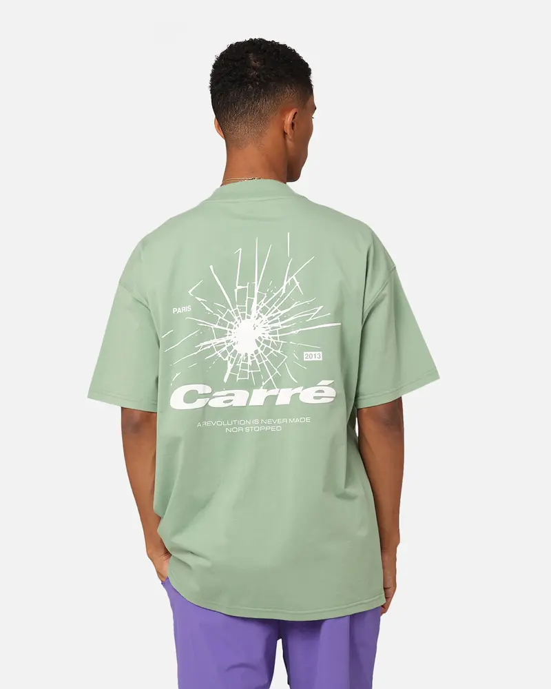 Carre Blast Oversized T-Shirt Green 1