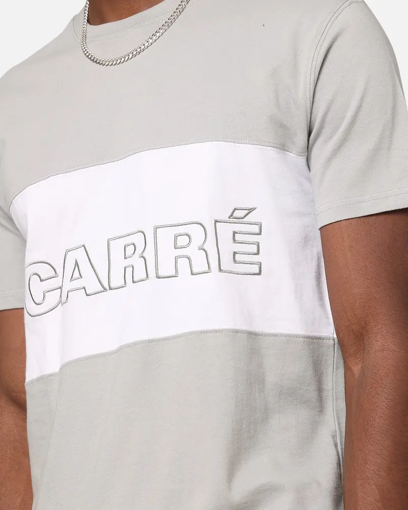 Carre Boost Panel T-Shirt Grey/White 6