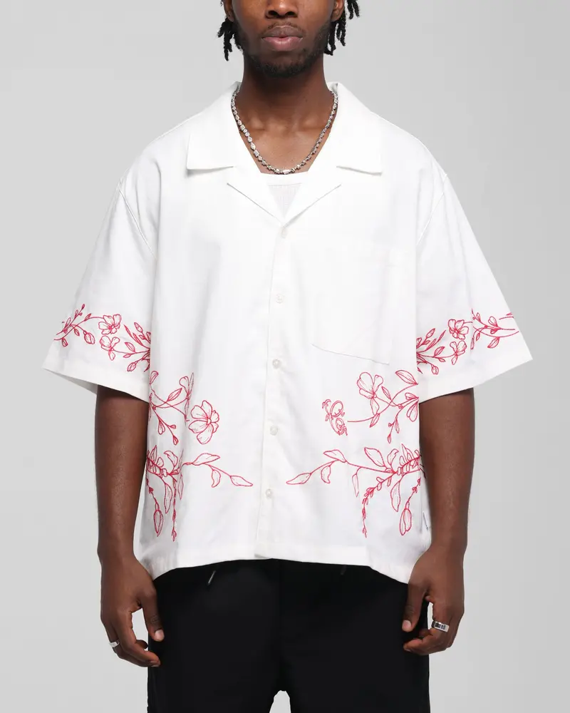 Carre Botanica Button Up Shirt Off White 1