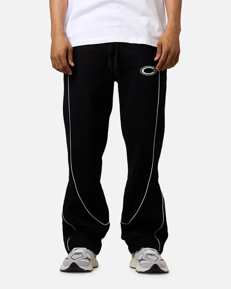 Carre C-Star Paneled Baggy Trackpant Black 1