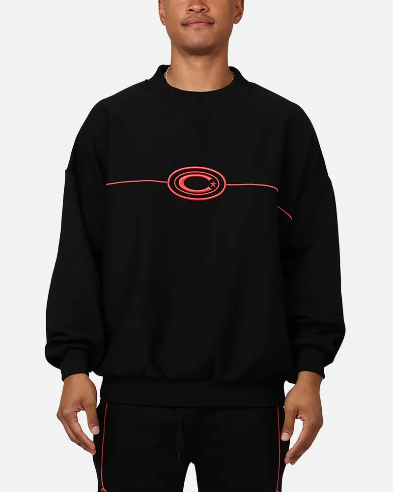 Carre C-Star Pipe Crewneck Black 1