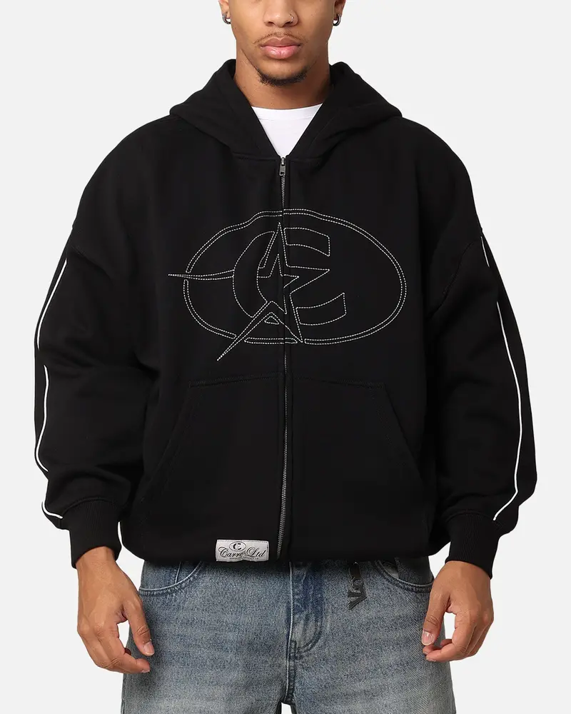 Carre C-Superstar Pipe Zip Hoodie Black 1