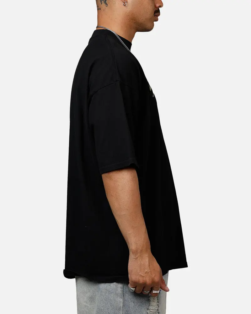 Carre Camo Script T-Shirt Black 4