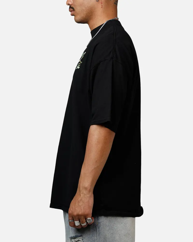 Carre Camo Script T-Shirt Black 5