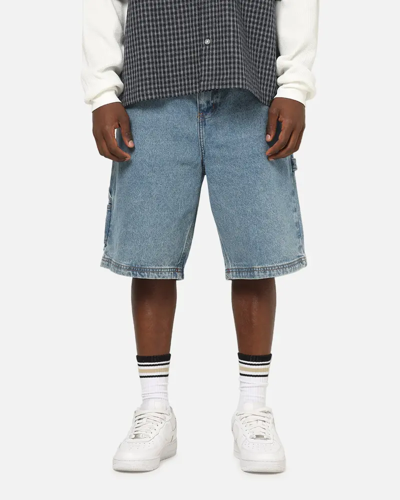Carre Carpenter Jorts Mid Blue Denim 1
