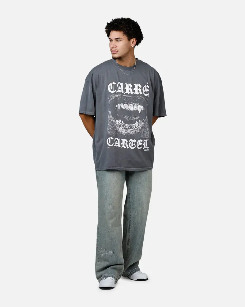 Carre Cartel T-Shirt Washed Charcoal 3