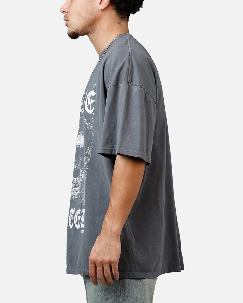 Carre Cartel T-Shirt Washed Charcoal 5