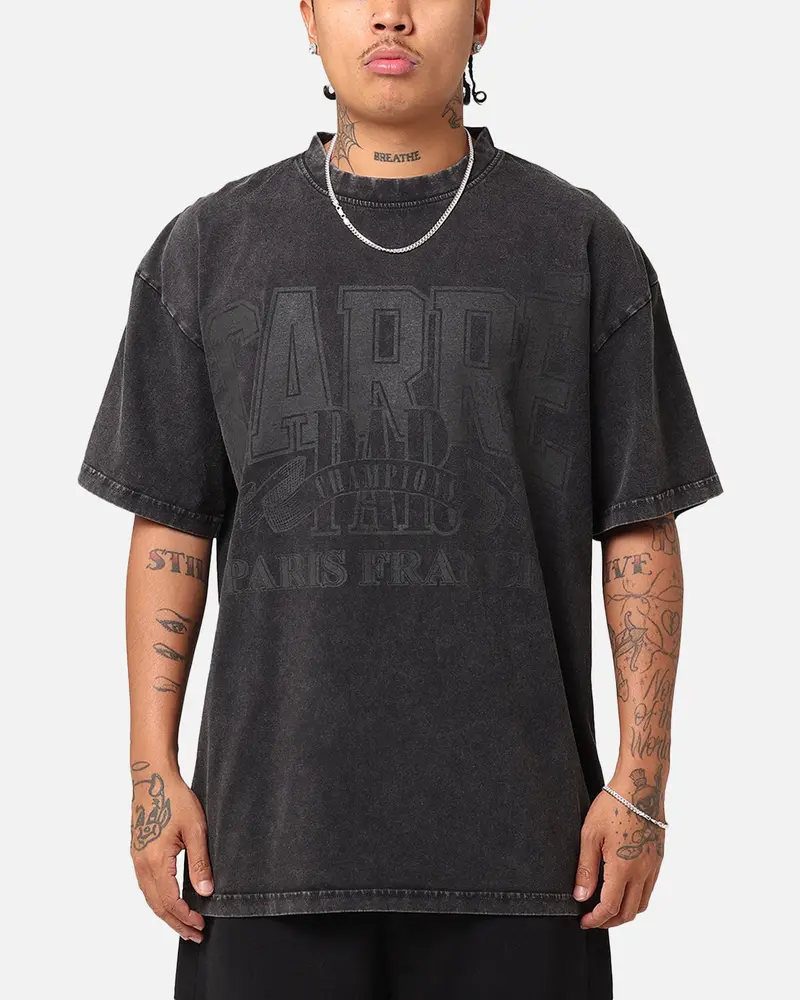 Carre Classic Champs T-Shirt Black Acidwash 1