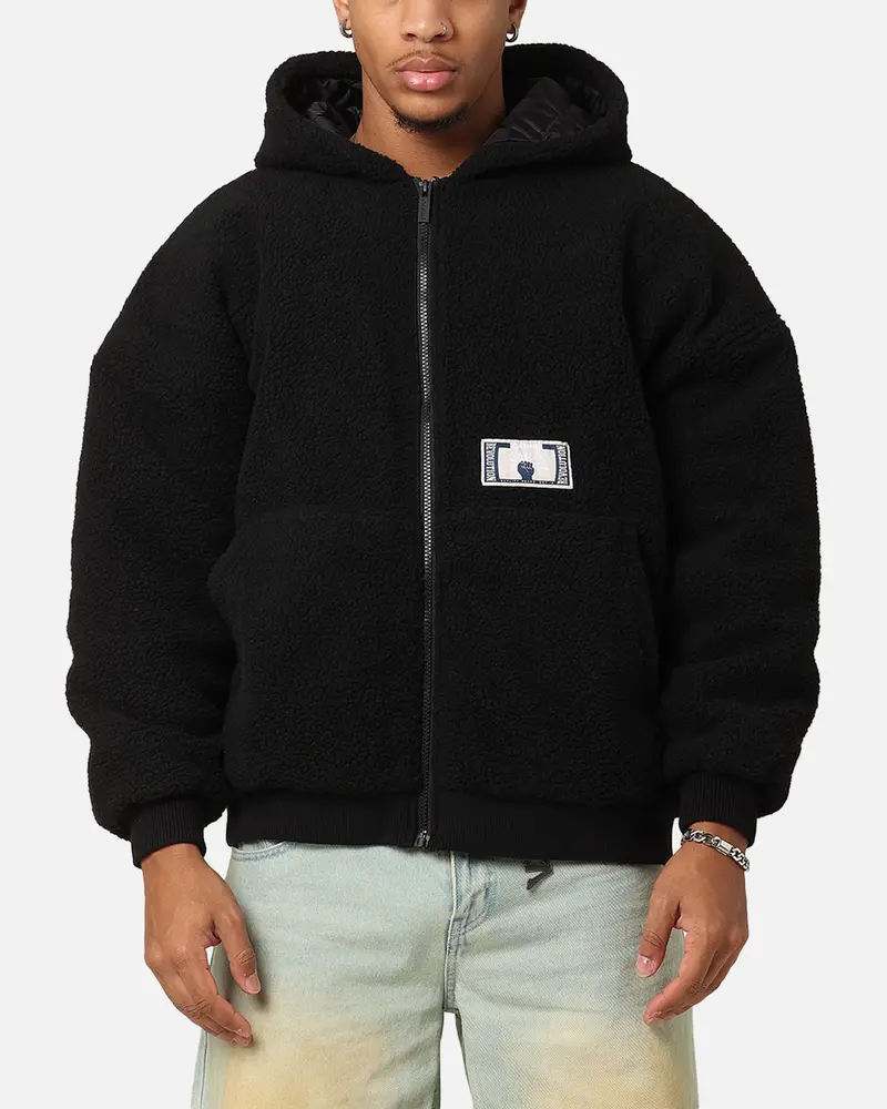 Carre Classic Sherpa Jacket Black 1