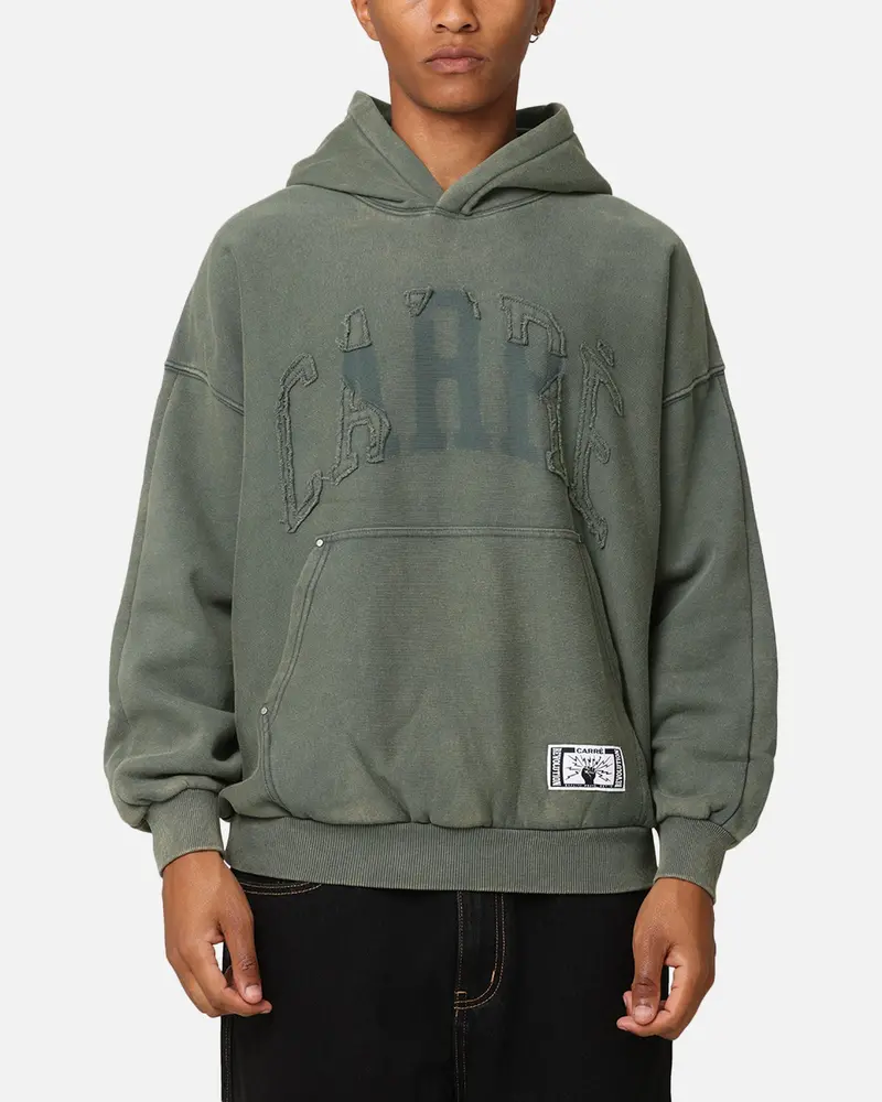 Carre Con-Star Hoodie Rinsed Moss Green 1