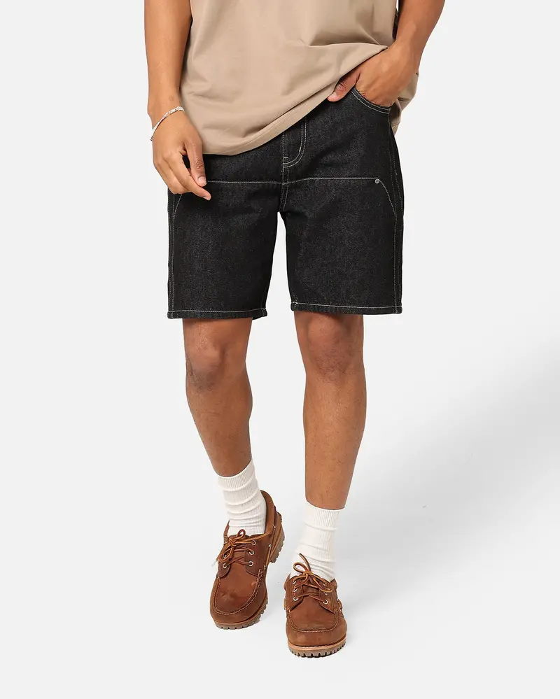 Carre Construct Denim Shorts Black 1