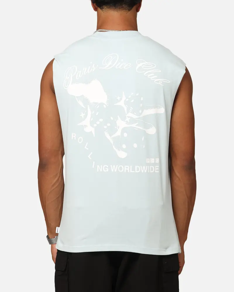 Carre Dice Club Muscle T-Shirt Light Blue 1