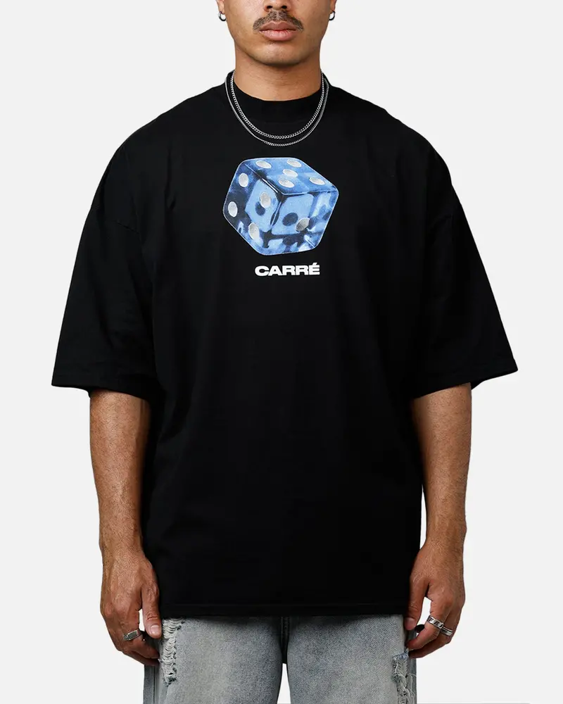 Carre Die Mock T-Shirt Black 1